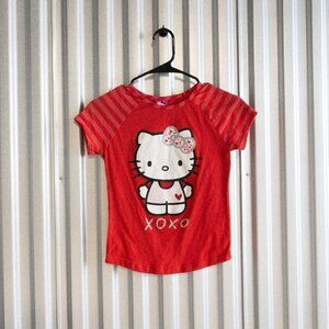 Hello Kitty Sanrio children's Valentine's graphic tee (M)